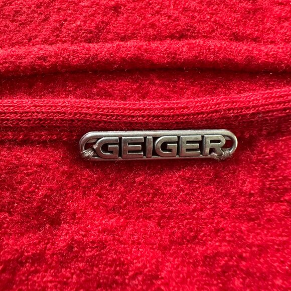 Vintage Geiger 100% Wool Vest Mens 42 Austria 5-Button Melrose Pockets Grandpa - Picture 13 of 16